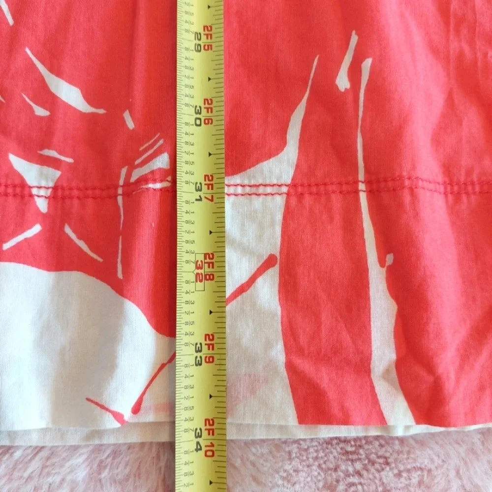 J.Crew Cherry Print Cotton Dress‎ Size 4